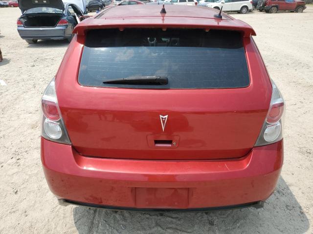 5Y2SR67029Z404160 - 2009 PONTIAC VIBE GT RED photo 6