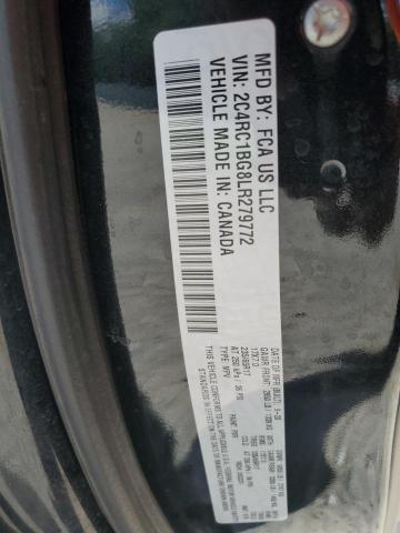 2C4RC1BG8LR279772 - 2020 CHRYSLER PACIFICA TOURING L BLACK photo 13