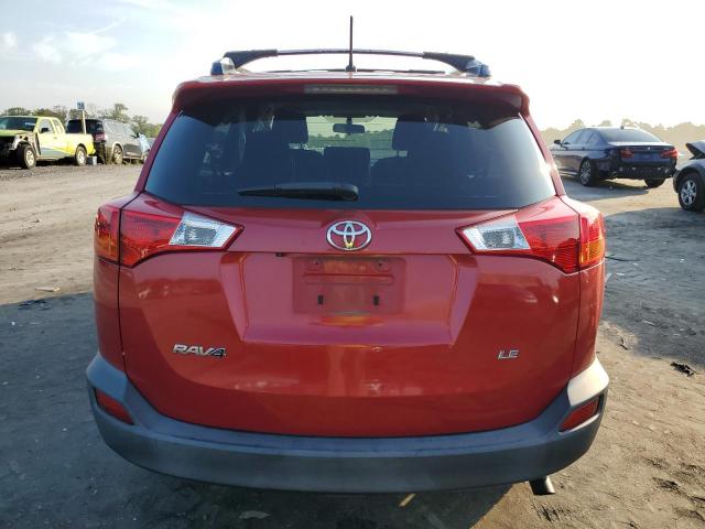 JTMZFREV0EJ006431 - 2014 TOYOTA RAV4 LE RED photo 6