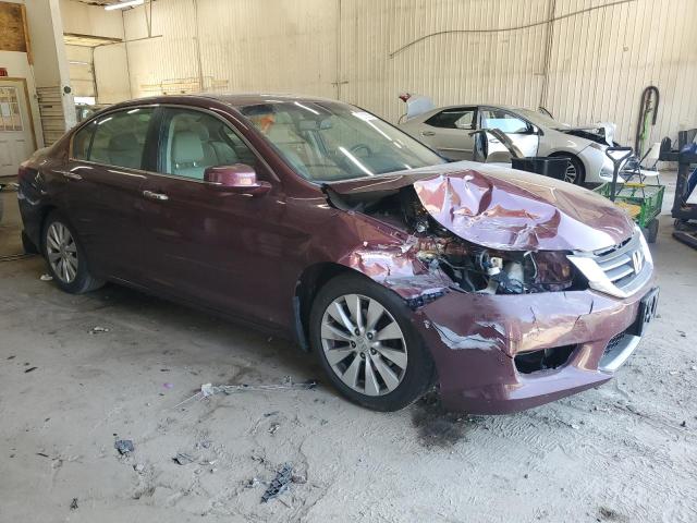 1HGCR2F89DA046004 - 2013 HONDA ACCORD EXL ბურგუნდია ფოტო 4