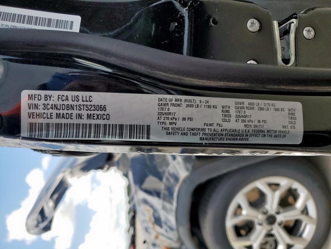 3C4NJDBN1ST523066 - 2025 JEEP COMPASS LATITUDE BLACK photo 13