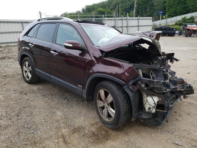 5XYKUDA22CG303266 - 2012 KIA SORENTO EX BURGUNDY photo 4