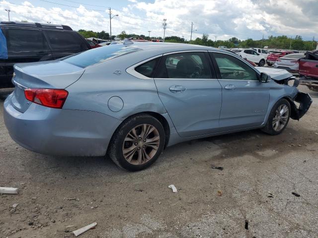 1G1115SLXEU132326 - 2014 CHEVROLET IMPALA LT BLUE photo 3