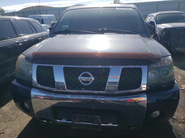 1N6AA06B06N537910 - 2006 NISSAN TITAN XE BLUE photo 5