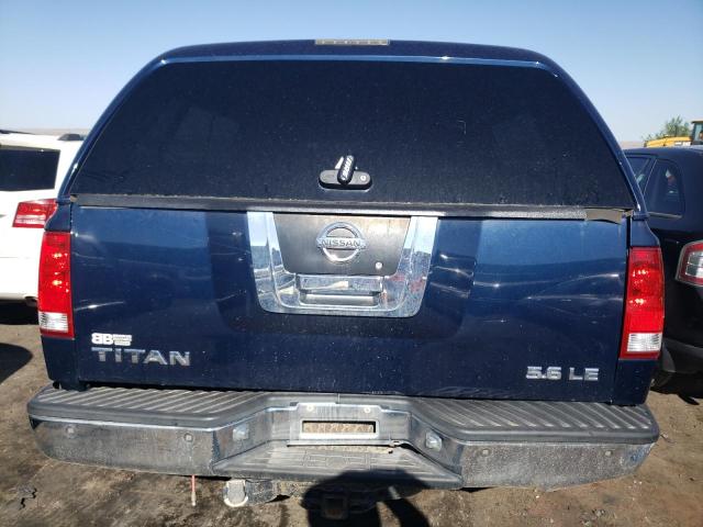 1N6AA06B06N537910 - 2006 NISSAN TITAN XE BLUE photo 6