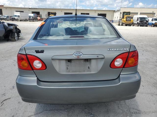 JTDBR32E632010226 - 2003 TOYOTA COROLLA CE GRAY photo 6