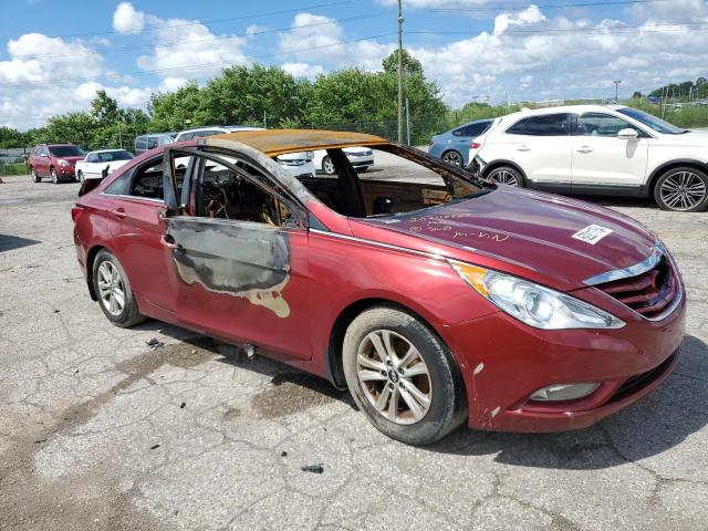 5NPEB4AC6DH799212 - 2013 HYUNDAI SONATA GLS BURGUNDY photo 4