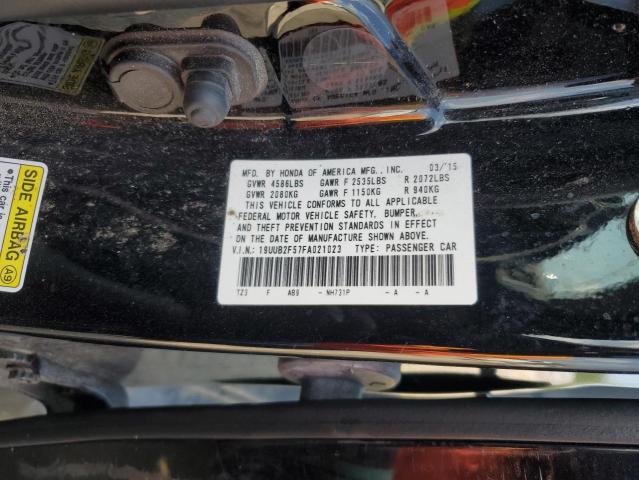 19UUB2F57FA021023 - 2015 ACURA TLX TECH BLACK photo 12