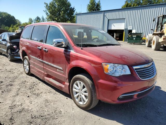 2C4RC1GG4FR708564 - 2015 CHRYSLER TOWN & COU LIMITED PLATINUM MAROON photo 4