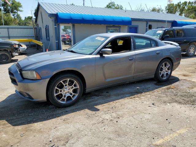2C3CDXAG2CH221044 - 2012 DODGE CHARGER POLICE GRAY photo 1