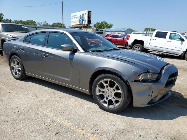 2C3CDXAG2CH221044 - 2012 DODGE CHARGER POLICE GRAY photo 4