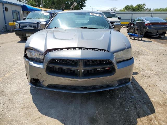 2C3CDXAG2CH221044 - 2012 DODGE CHARGER POLICE GRAY photo 5