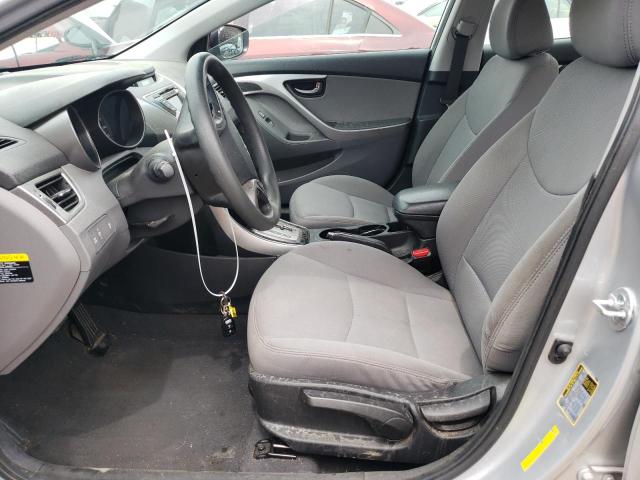 5NPDH4AEXDH385264 - 2013 HYUNDAI ELANTRA GLS SILVER photo 7