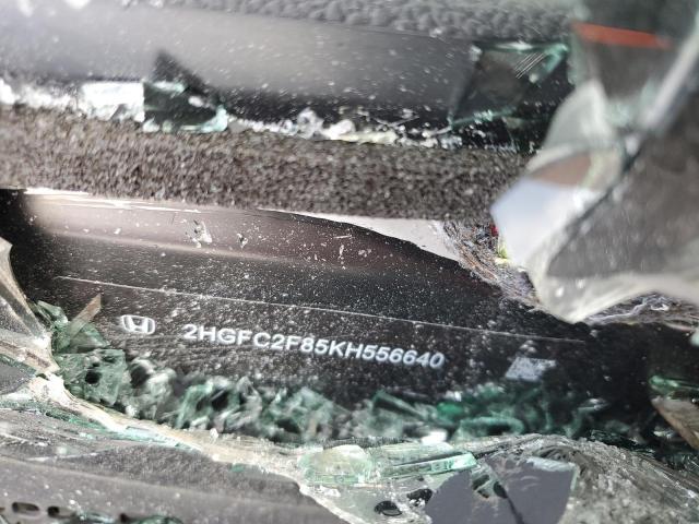 2HGFC2F85KH556640 - 2019 HONDA CIVIC SPORT 白色 照片 12