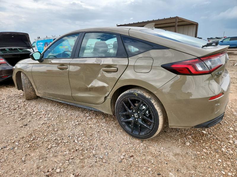 19XFL2H85SE024764 - 2025 HONDA CIVIC SPORT Yaşıl foto 2