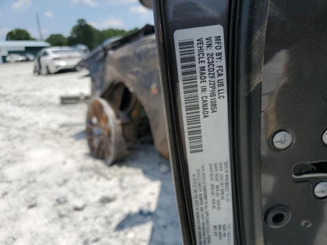 2C3CDZFJ2PH610854 - 2023 DODGE CHALLENGER R/T SCAT PACK GRAY photo 13