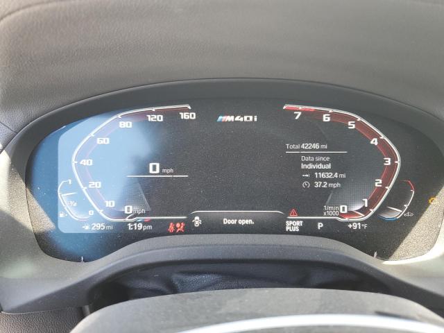 5UX2V5C07M9F53847 - 2021 BMW X4 XDRIVEM40I WHITE photo 9