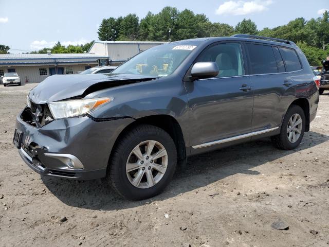 5TDBK3EH6DS260361 - 2013 TOYOTA HIGHLANDER BASE GRAY photo 1