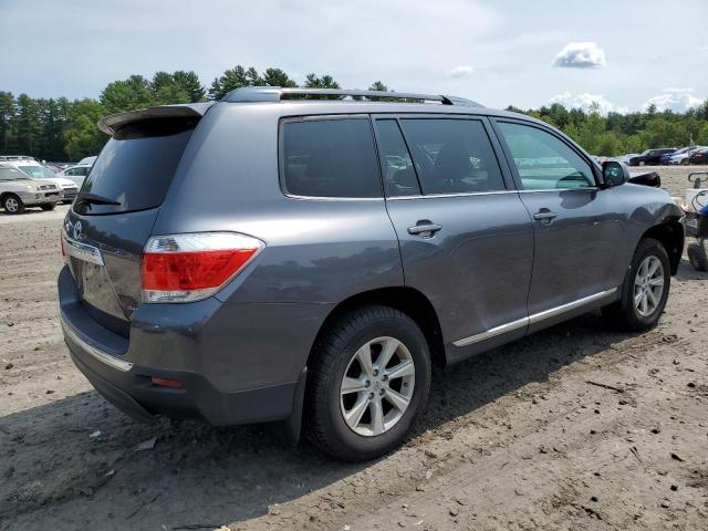 5TDBK3EH6DS260361 - 2013 TOYOTA HIGHLANDER BASE GRAY photo 3