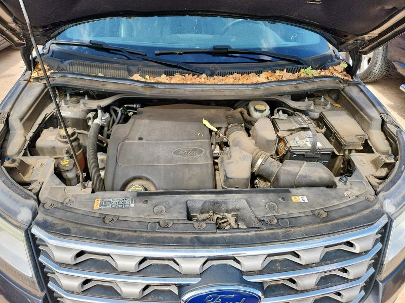 1FM5K7D83HGD39827 - 2017 FORD EXPLORER XLT CHARCOAL photo 12