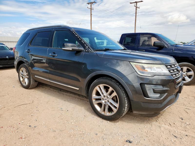 1FM5K7D83HGD39827 - 2017 FORD EXPLORER XLT CHARCOAL photo 4