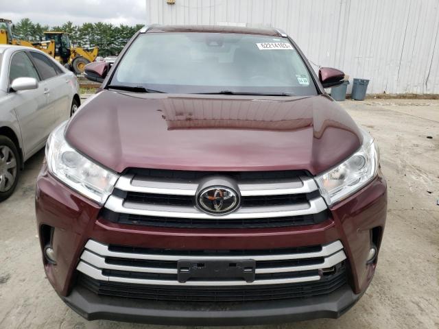 5TDJZRFH5JS911418 - 2018 TOYOTA HIGHLANDER SE BURGUNDY photo 5