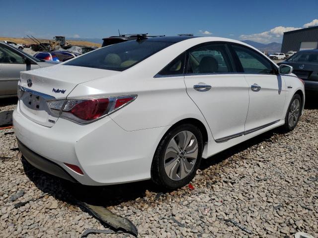 KMHEC4A44FA132490 - 2015 HYUNDAI SONATA HYBRID WHITE photo 3