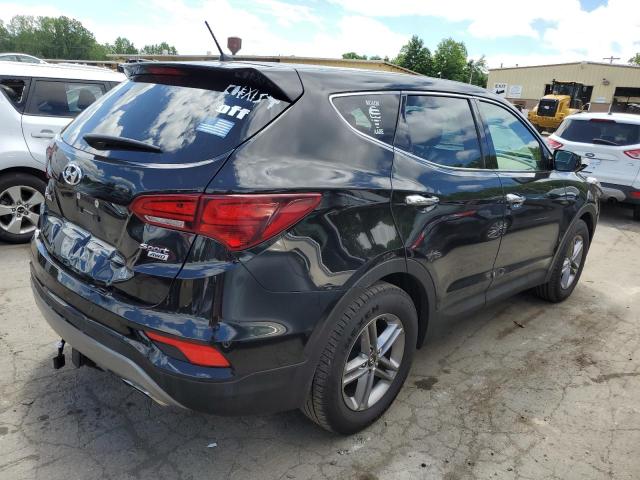 5NMZTDLB4JH074672 - 2018 HYUNDAI SANTA FE S BLACK photo 3