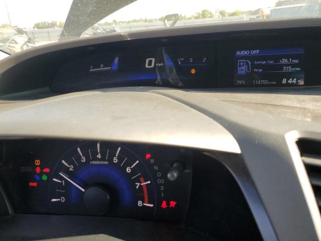 19XFB2F96CE359869 - 2012 HONDA CIVIC EXL BLACK photo 9