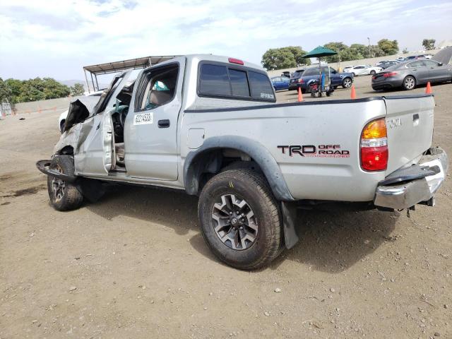 5TEGN92N83Z156921 - 2003 TOYOTA TACOMA DOUBLE CAB PRERUNNER SILVER photo 2
