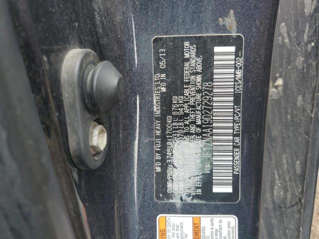 JF1ZNAA19D2729278 - 2013 TOYOTA SCION FR-S GRAY photo 12