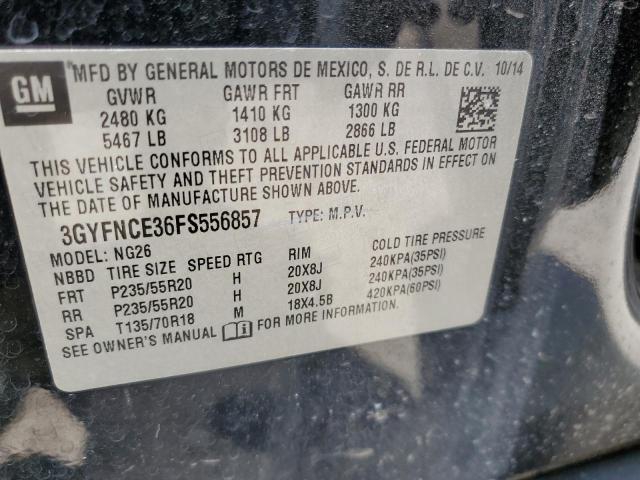 3GYFNCE36FS556857 - 2015 CADILLAC SRX PERFORMANCE COLLECTION Қара фото 13