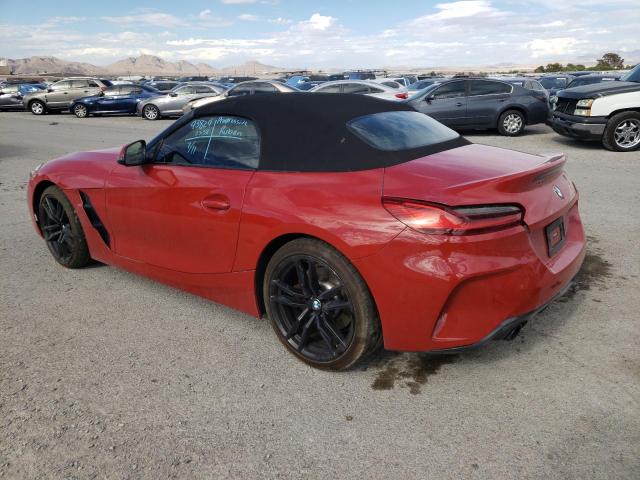 WBAHF3C53KWW03919 - 2019 BMW Z4 SDRIVE30I RED photo 2