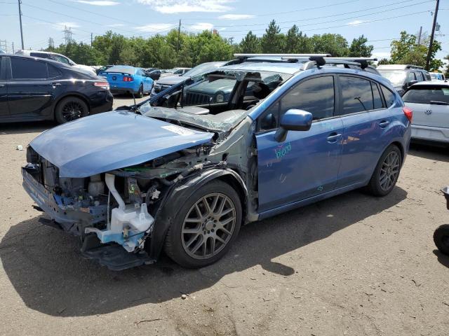 JF1GPAL65E8325113 - 2014 SUBARU IMPREZA SPORT PREMIUM BLUE photo 1