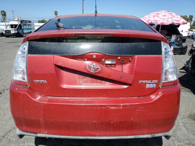 JTDKB20UX67511507 - 2006 TOYOTA PRIUS RED photo 6