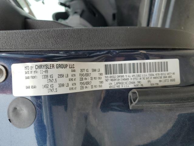 1J4PR4GK1AC120404 - 2010 JEEP GRAND CHER LAREDO Mavi fotoğraf 13