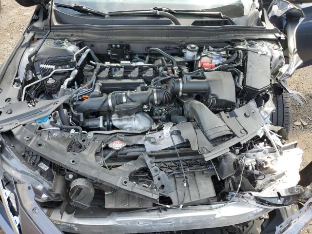 1HGCV1F17NA040471 - 2022 HONDA ACCORD LX GRAY photo 11