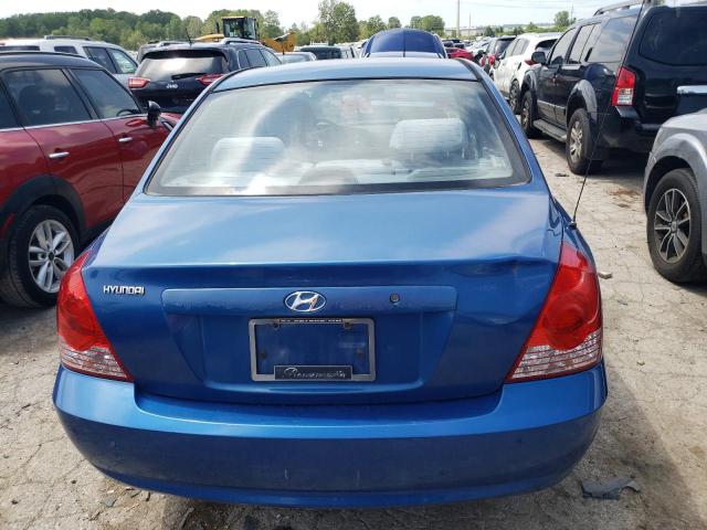 KMHDN46D86U293177 - 2006 HYUNDAI ELANTRA GLS BLUE photo 6