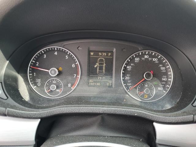 1VWBP7A39CC059473 - 2012 VOLKSWAGEN PASSAT SE SILVER photo 9