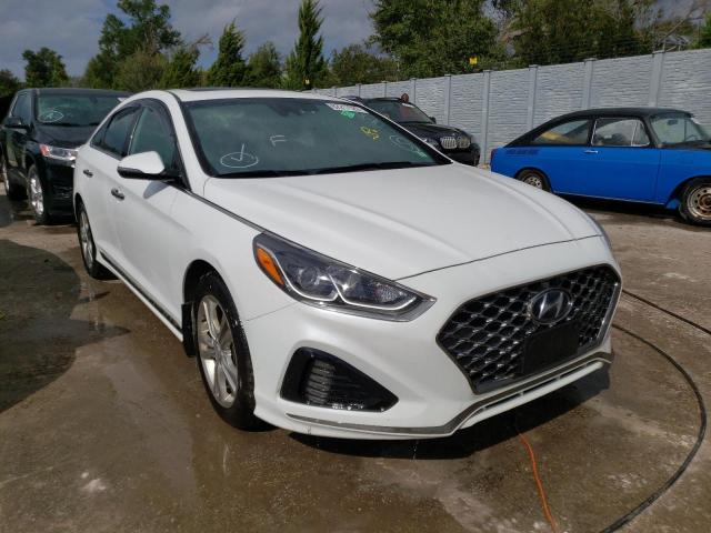 5NPE34AF5KH757103 - 2019 HYUNDAI SONATA LIMITED WHITE photo 1