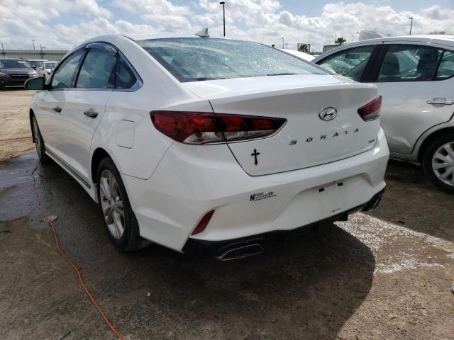 5NPE34AF5KH757103 - 2019 HYUNDAI SONATA LIMITED WHITE photo 3