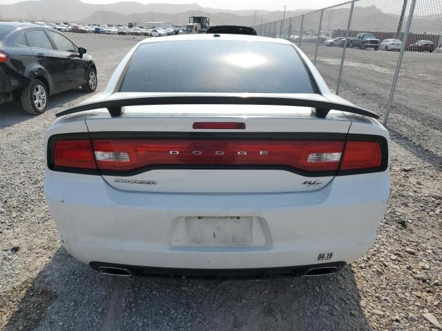 2C3CDXCT0EH368623 - 2014 DODGE CHARGER R/T WHITE photo 6