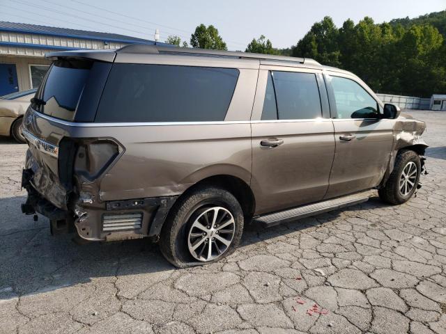 1FMJK1JT9KEA27602 - 2019 FORD EXPEDITION MAX XLT BROWN photo 3