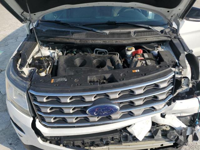 1FM5K8DH5HGC03804 - 2017 FORD EXPLORER XLT WHITE photo 12