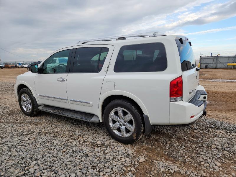 5N1BA0NE8EN601009 - 2014 NISSAN ARMADA PLATINUM WHITE photo 2