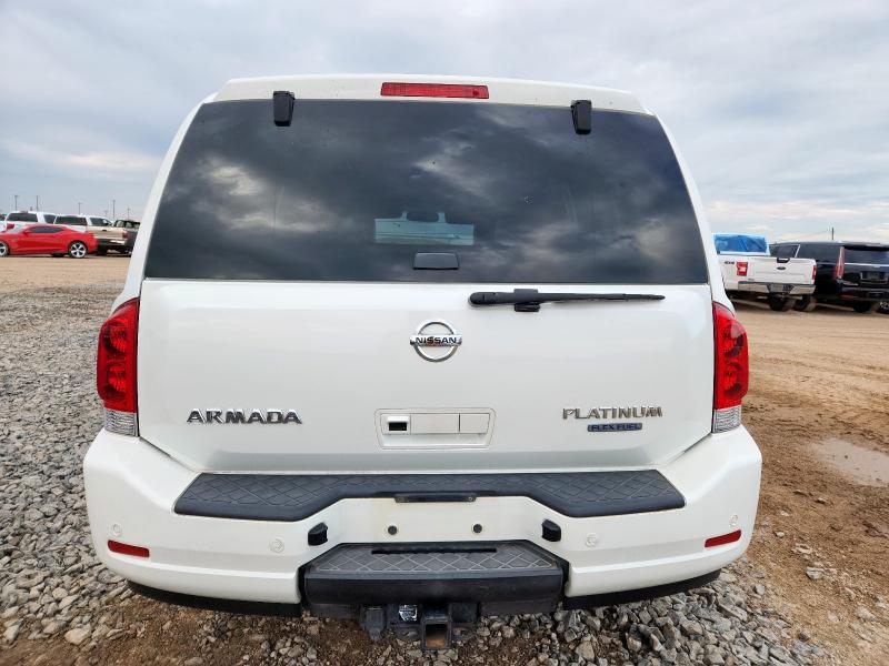 5N1BA0NE8EN601009 - 2014 NISSAN ARMADA PLATINUM WHITE photo 6