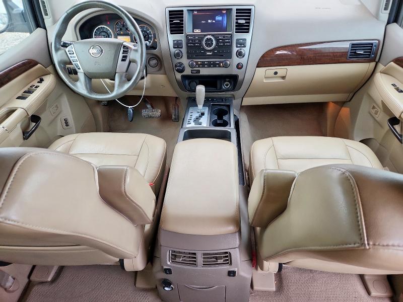 5N1BA0NE8EN601009 - 2014 NISSAN ARMADA PLATINUM WHITE photo 8