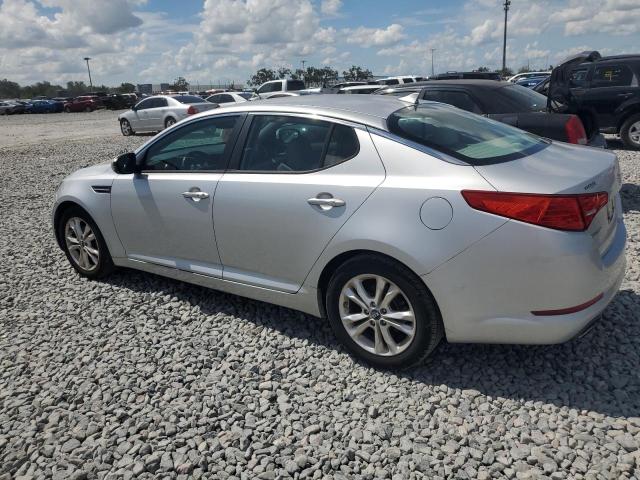 KNAGN4A70B5145187 - 2011 KIA OPTIMA EX SILVER photo 2