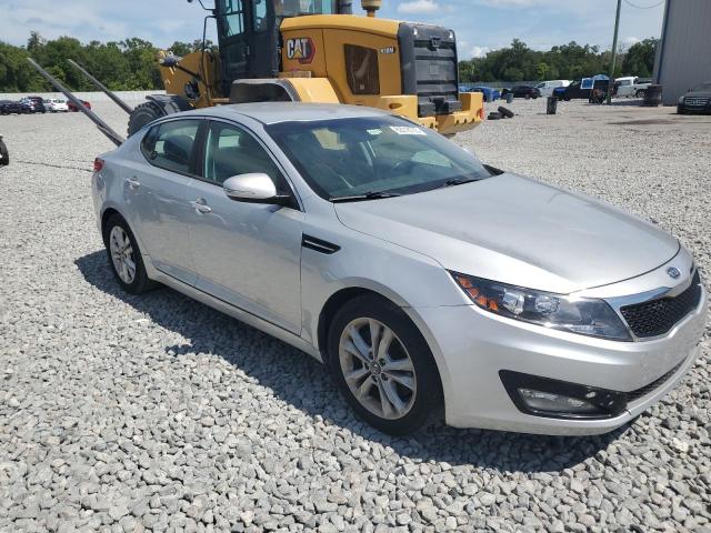 KNAGN4A70B5145187 - 2011 KIA OPTIMA EX SILVER photo 4