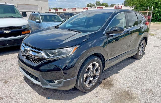 5J6RW1H54JA009785 - 2018 HONDA CR-V EX BLACK photo 2